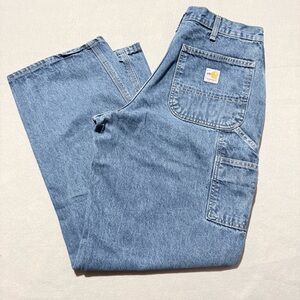 Carhartt Flame Resistant Loose Fit Utility Jeans Relaxed Workwear FRB13 34X32